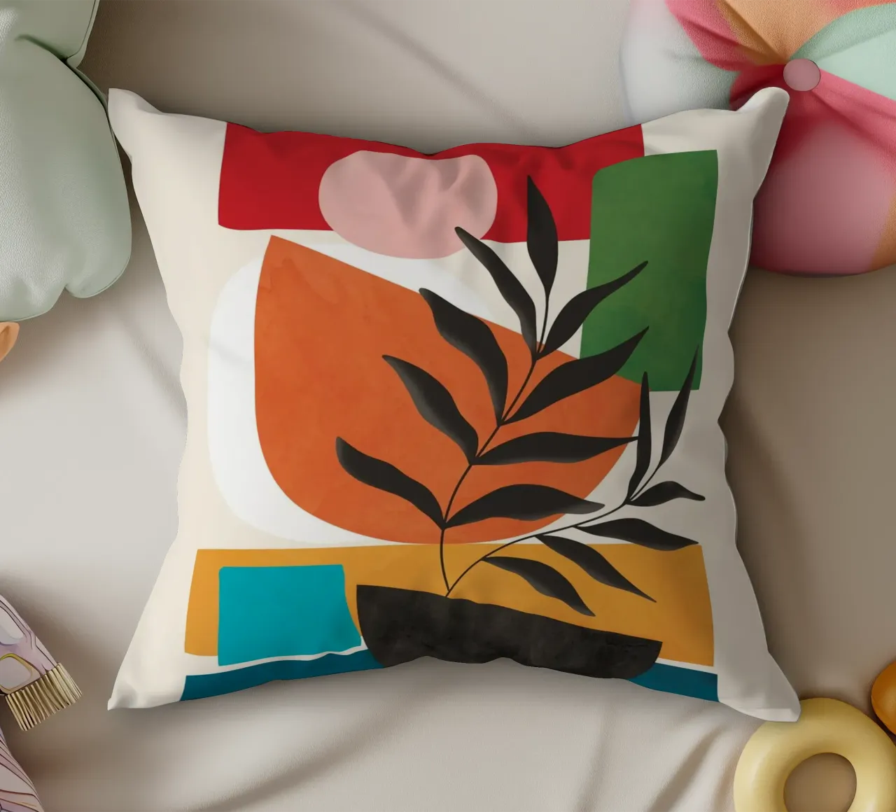 Abstract Minimal Shapes 54 cuscino da Flow Line