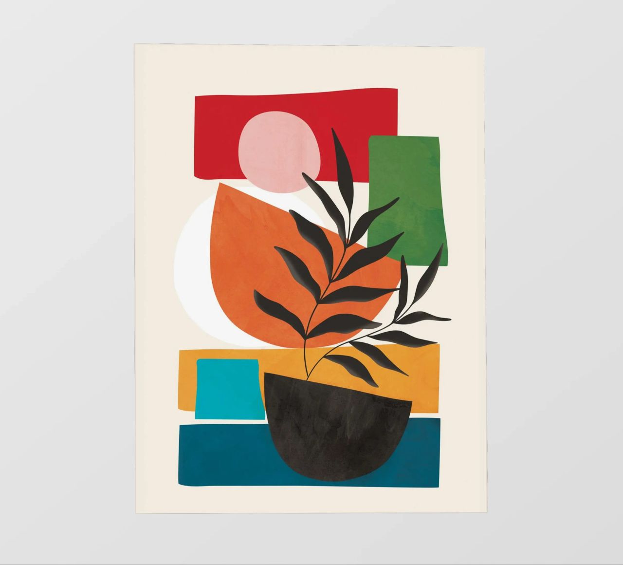 Abstract Minimal Shapes 54 pellicola backlit da Flow Line