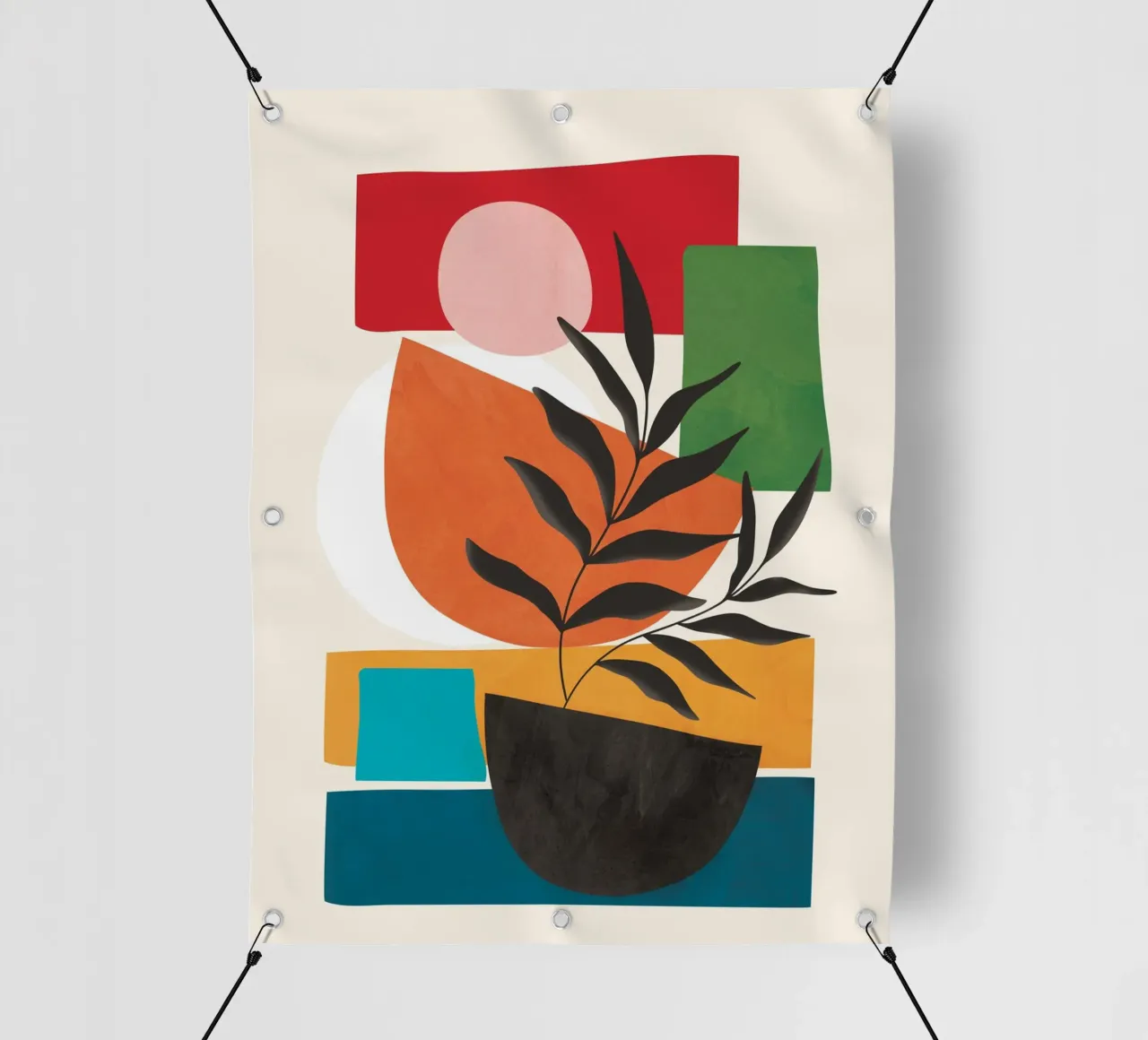 Abstract Minimal Shapes 54 telo in pvc da Flow Line