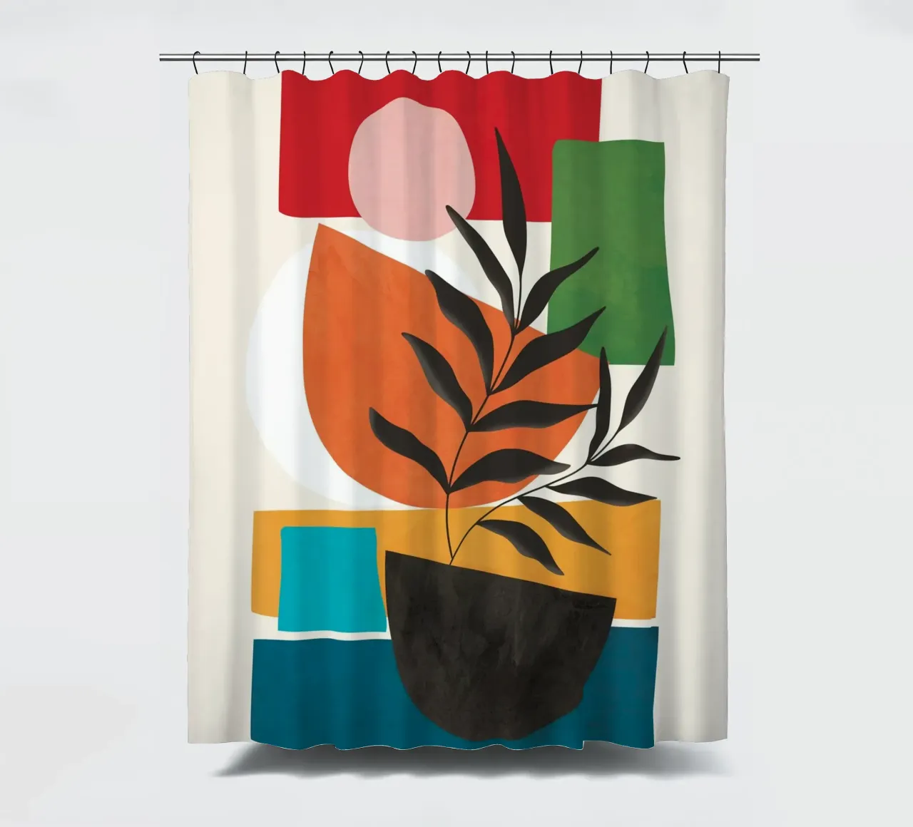 Abstract Minimal Shapes 54 tenda da doccia da Flow Line