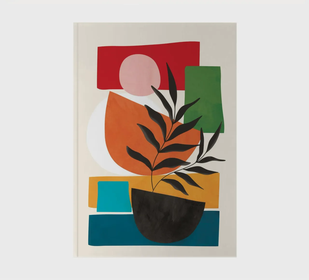 Abstract Minimal Shapes 54 notebook by Flow Line