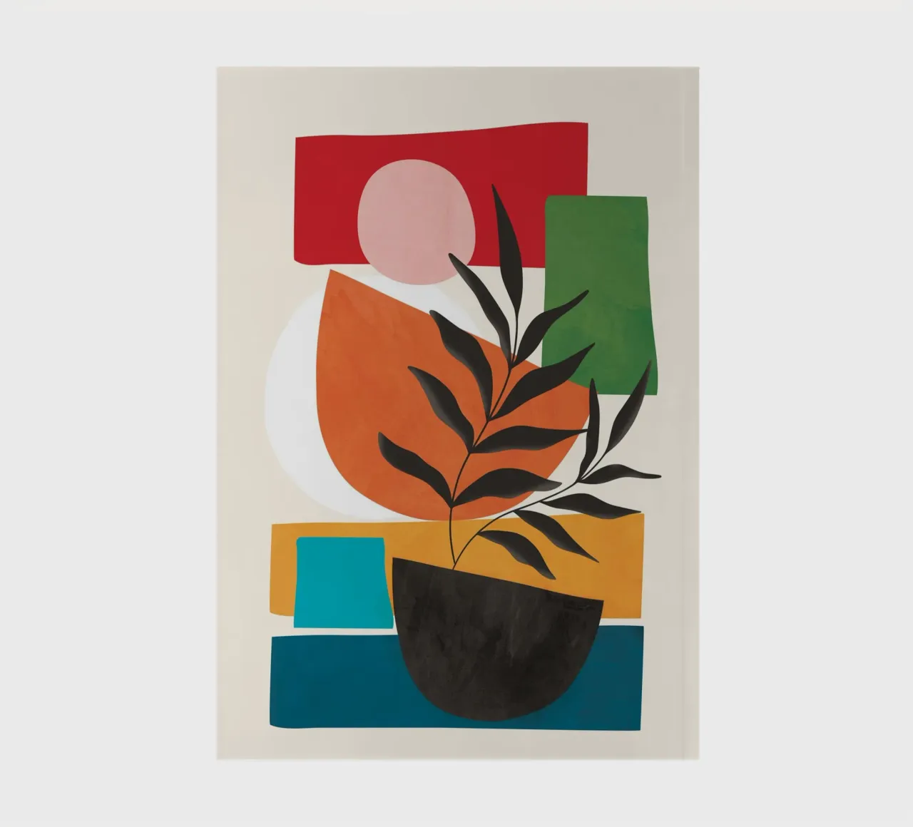 Abstract Minimal Shapes 54 notebook by Flow Line