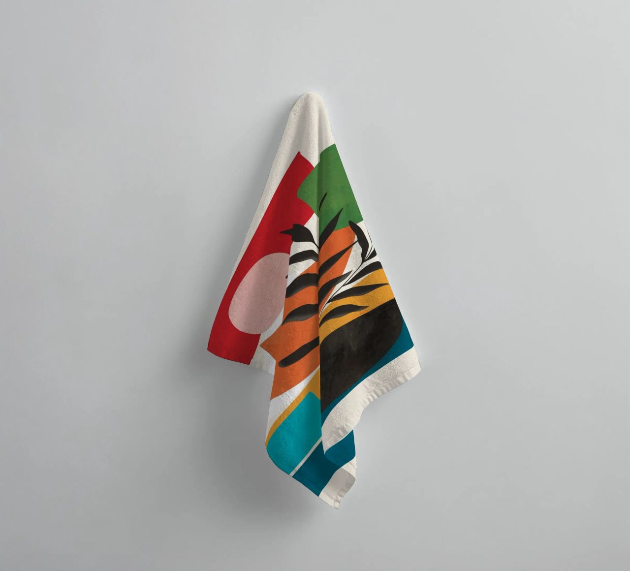 Abstract Minimal Shapes 54 asciugamano da bagno da Flow Line