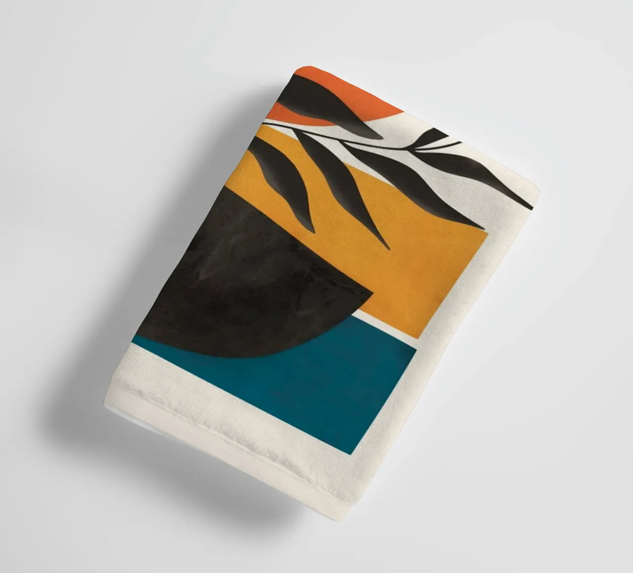 Abstract Minimal Shapes 54 towel by Flow Line