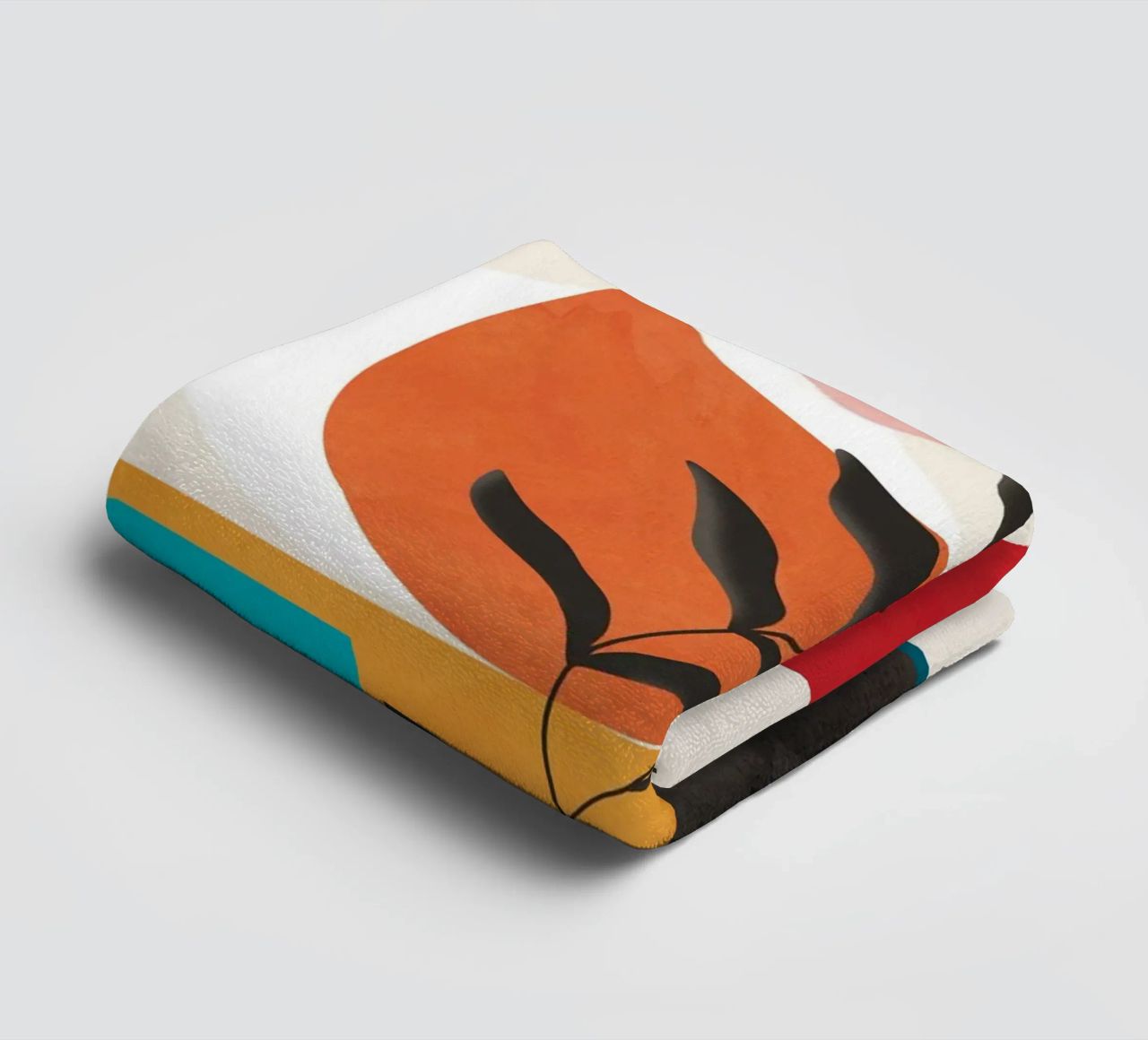 Abstract Minimal Shapes 54 asciugamano da bagno da Flow Line