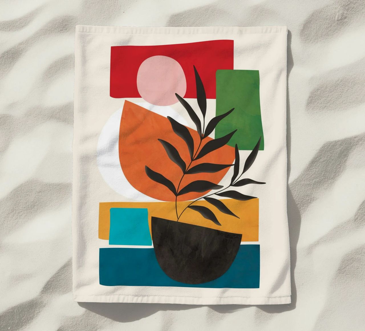 Abstract Minimal Shapes 54 telo mare da Flow Line