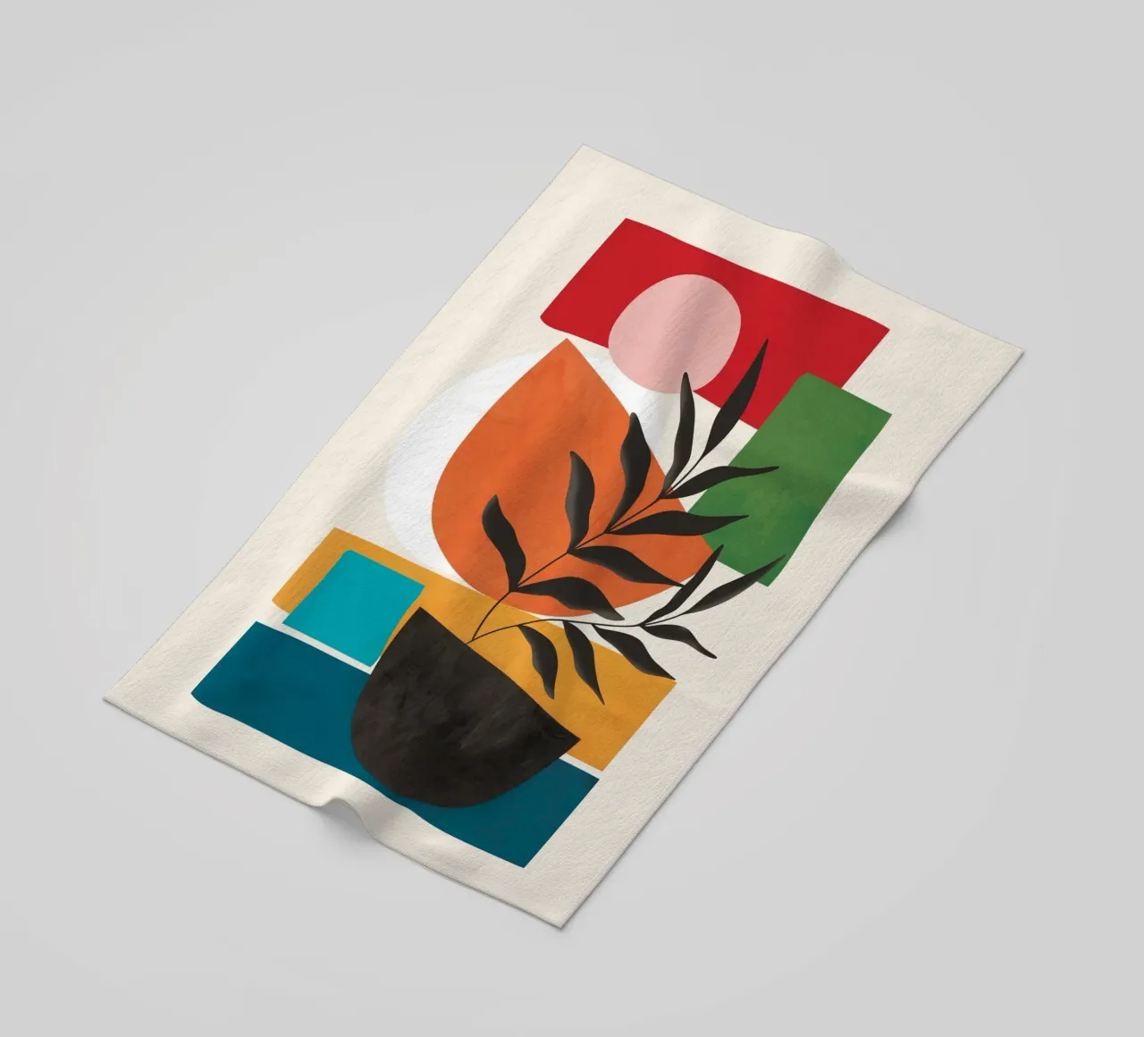Abstract Minimal Shapes 54 Strandtuch von Flow Line