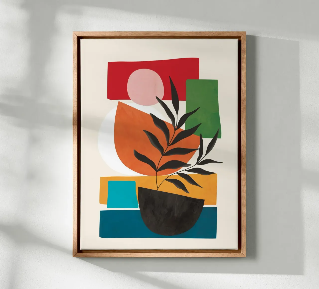 Abstract Minimal Shapes 54 toile de Flow Line