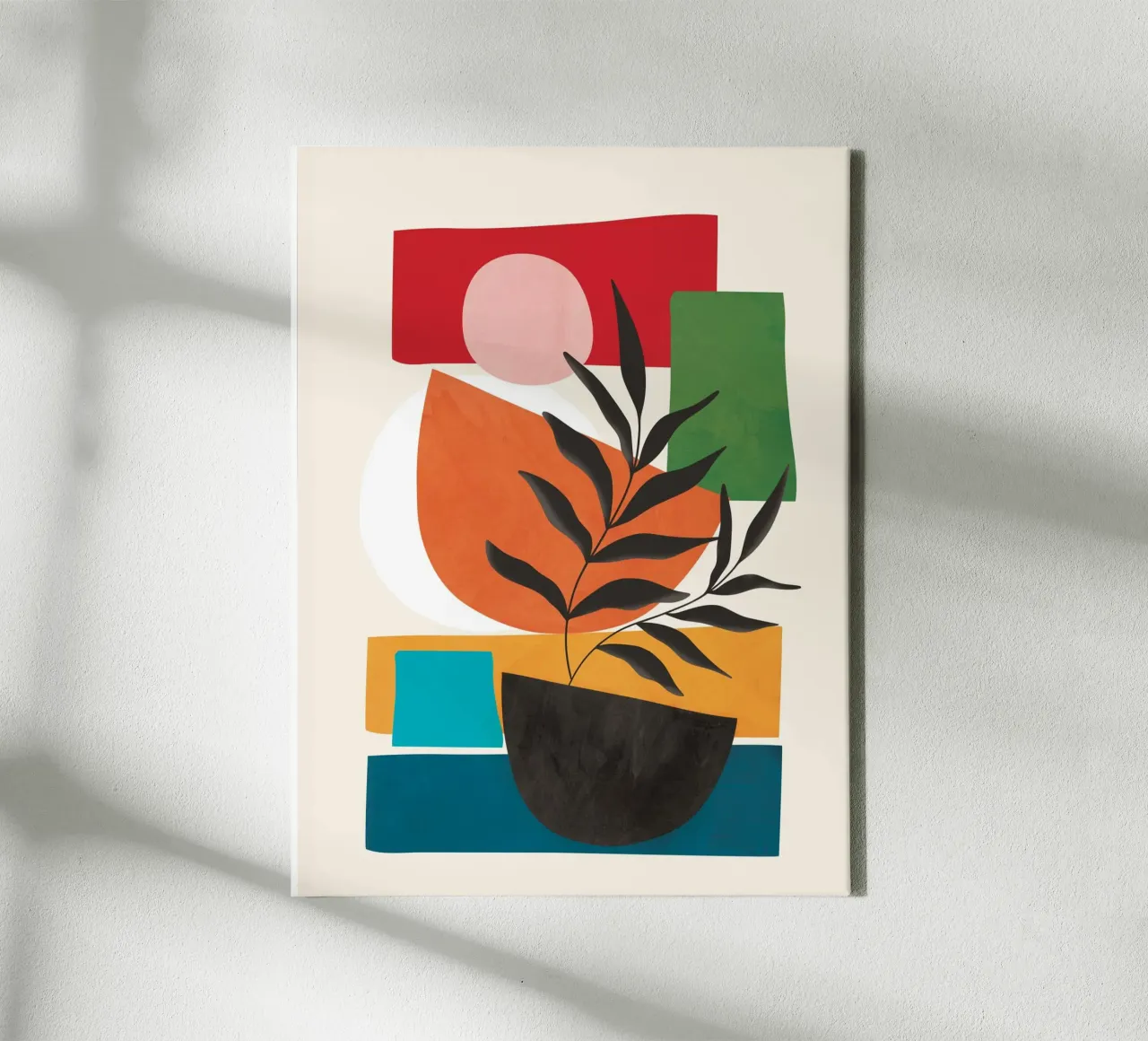 Abstract Minimal Shapes 54 toile de Flow Line