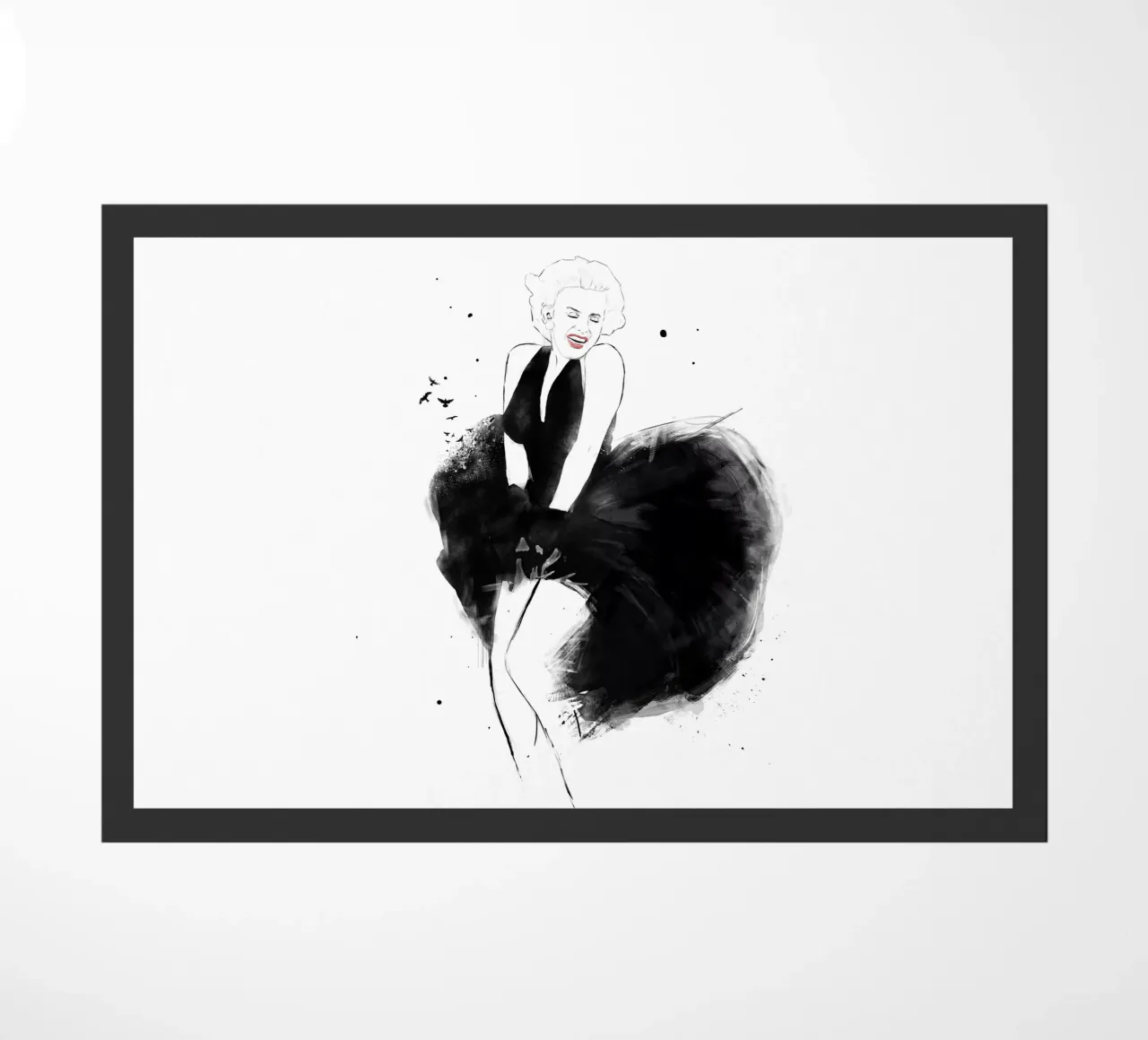 Marilyn doormat by Balazs Solti