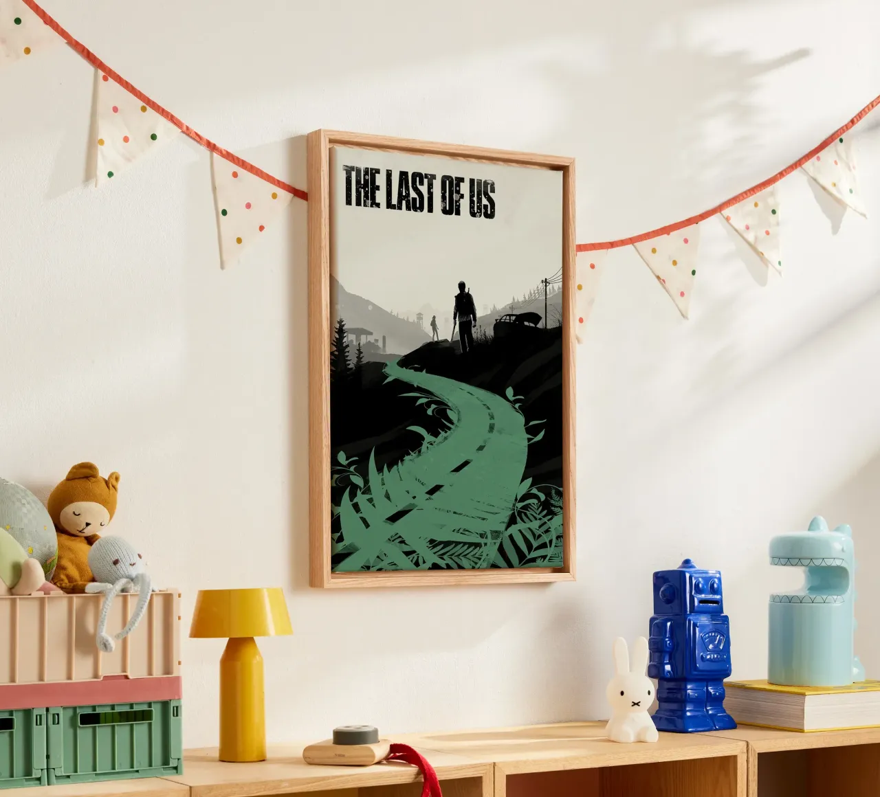 Last of Us and Apocalypse tela con Cornice a cassetta da Attaboy Dsgn