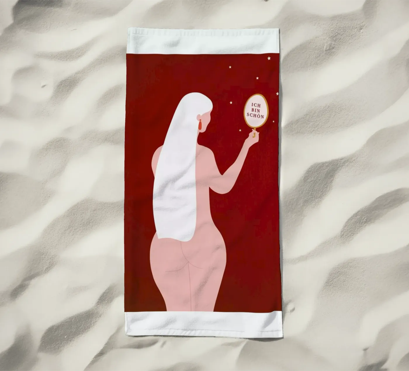 Ich Bin Schön telo mare da vonkopfbisfuss x JUNIQE