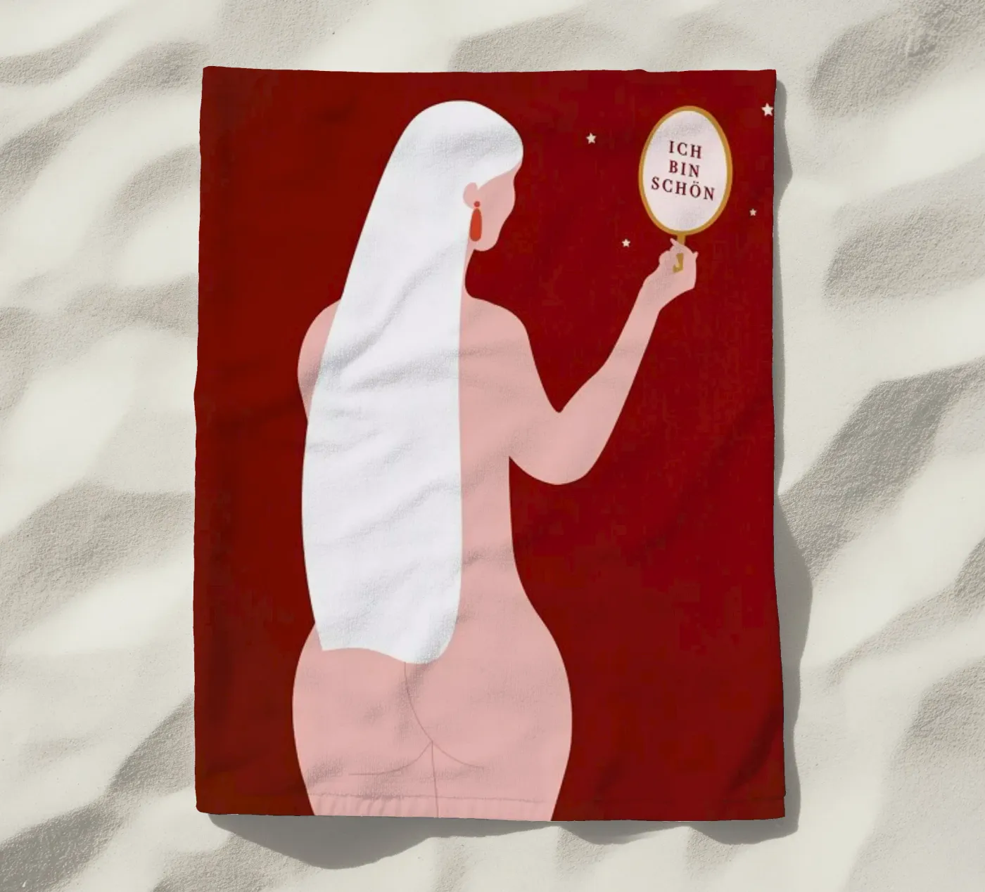 Ich Bin Schön telo mare da vonkopfbisfuss x JUNIQE