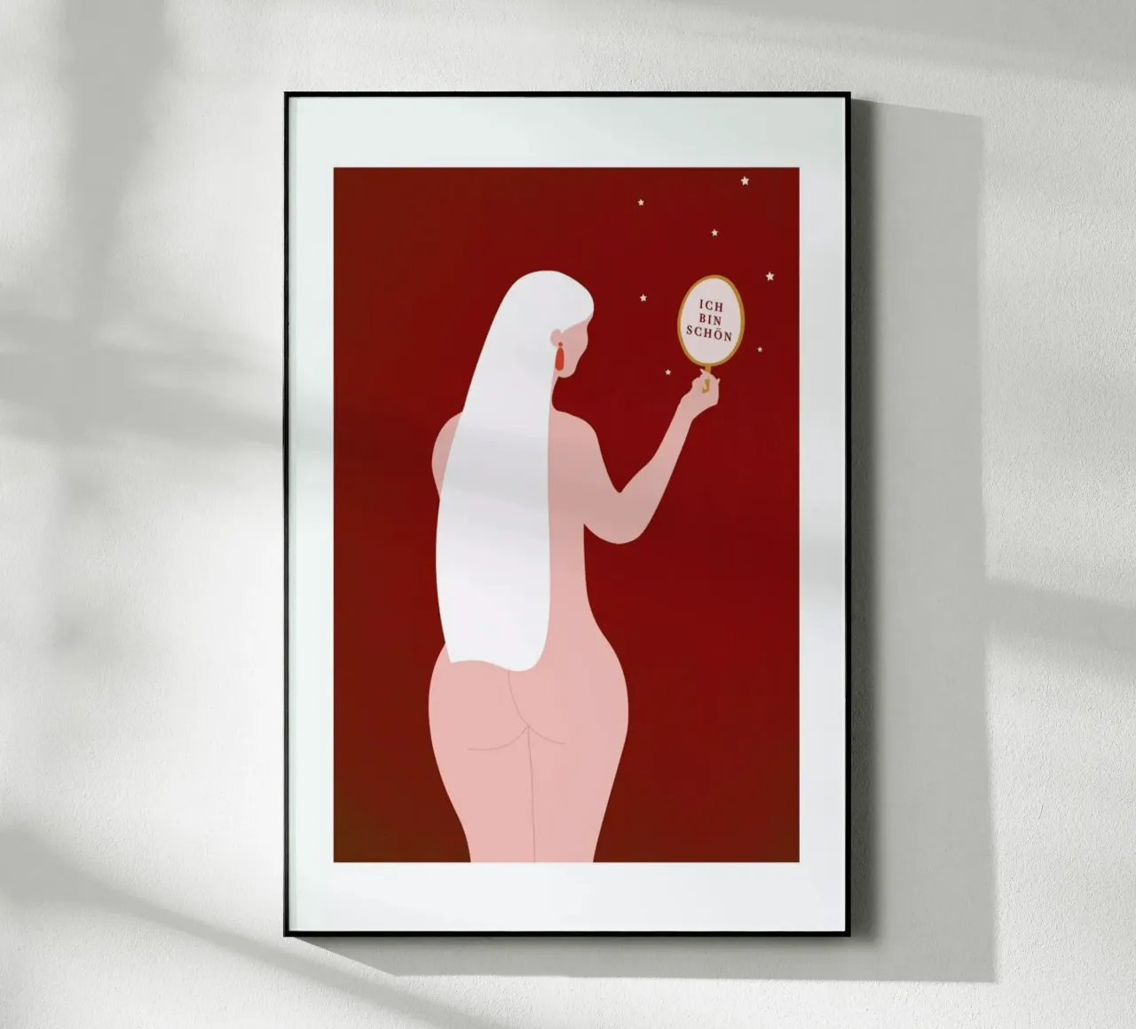 Ich Bin Schön plexiglass da vonkopfbisfuss x JUNIQE