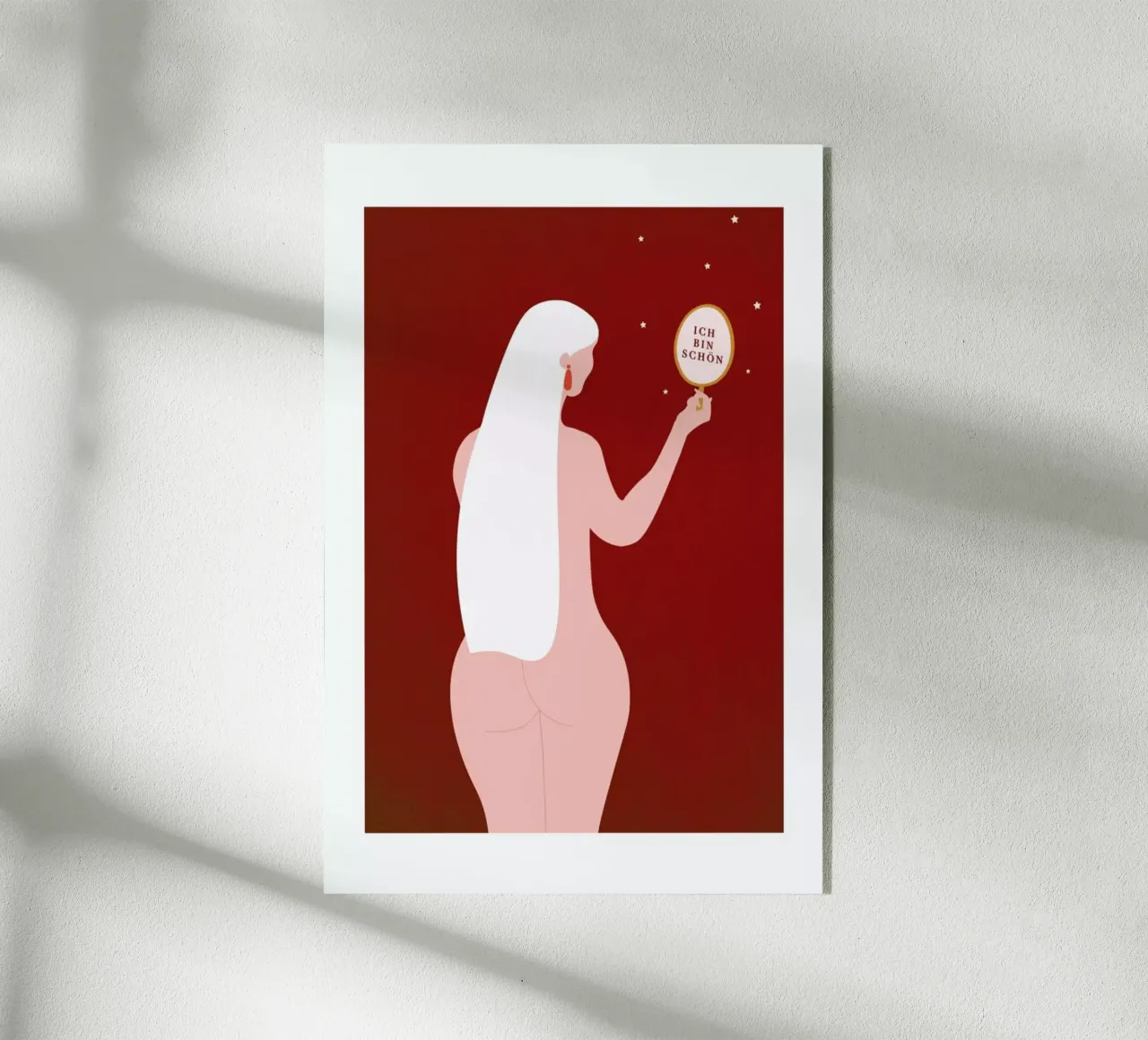 Ich Bin Schön plexiglass da vonkopfbisfuss x JUNIQE