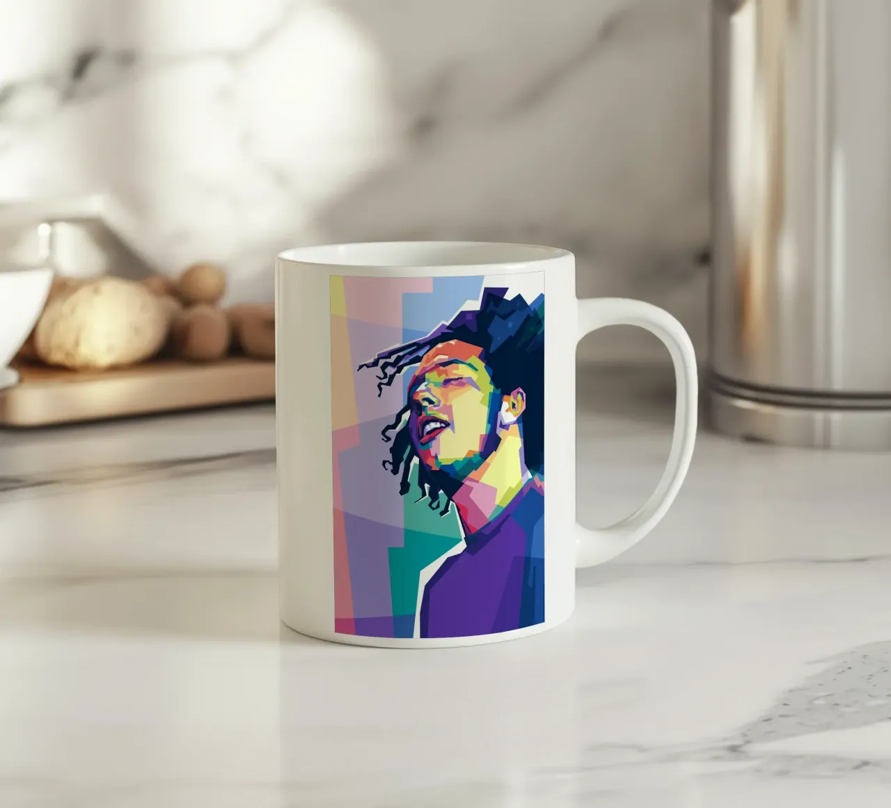 ZDLR in WPAP Keramik Tasse von Alkahfsmart