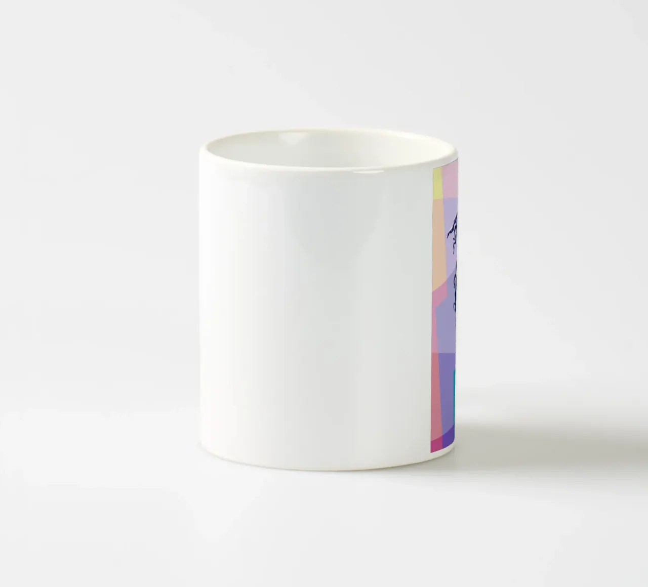 ZDLR in WPAP Keramik Tasse von Alkahfsmart