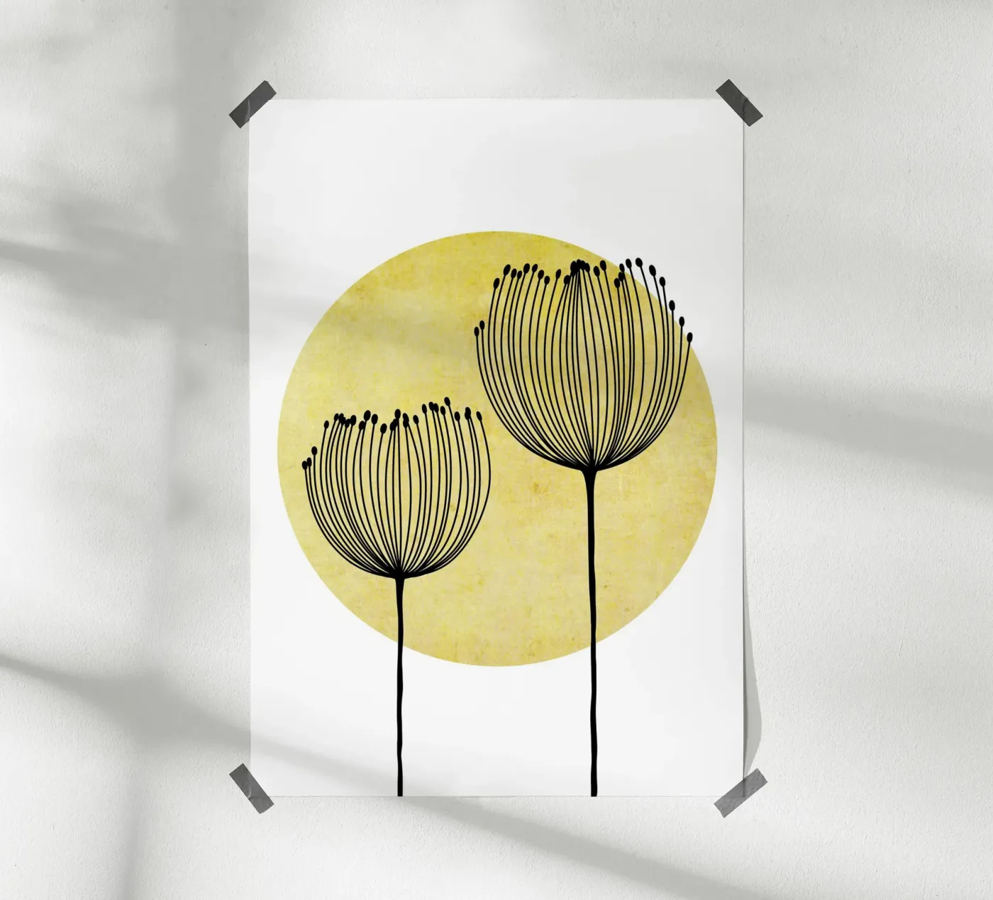 Wildflower sun poster da BAINAI