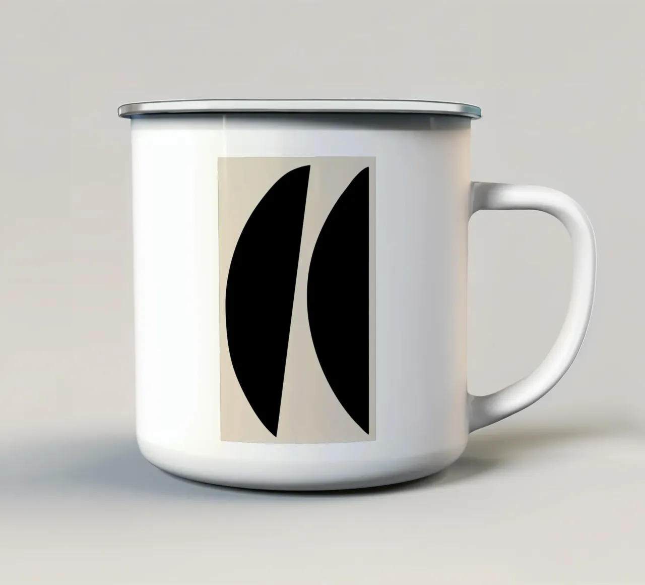 Crescents tazza in smalto da Graphite