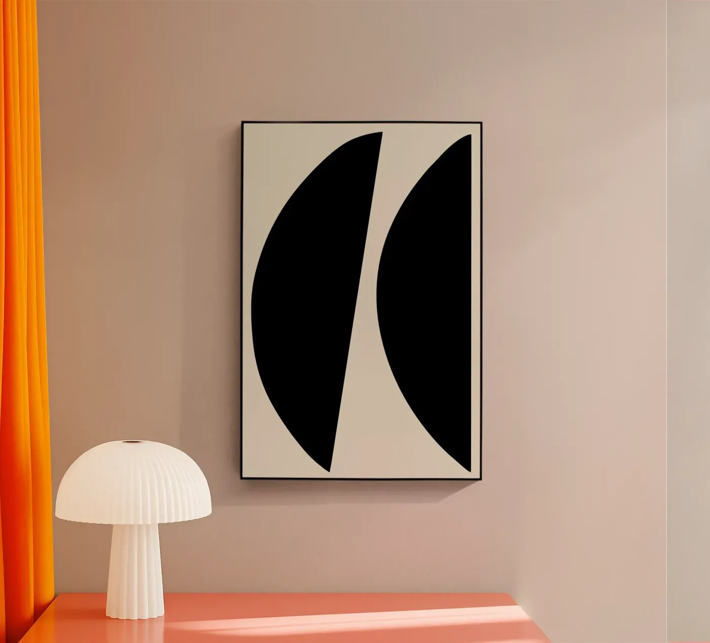 Crescents acryl van Graphite