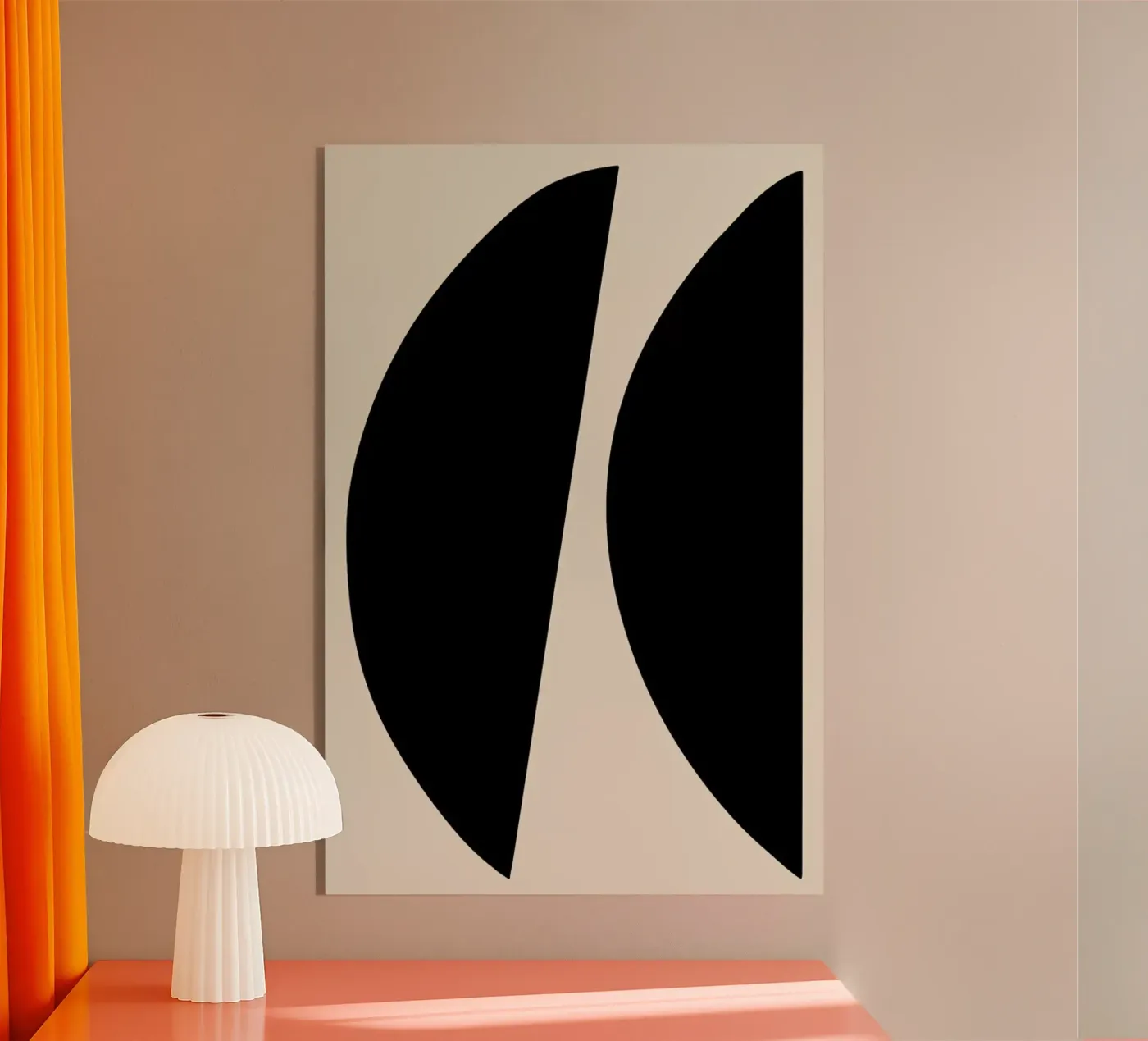Crescents acryl van Graphite
