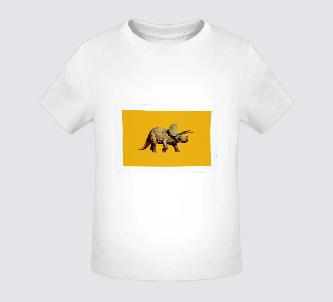 Triceratops Baby T-Shirt von Flora & Fauna