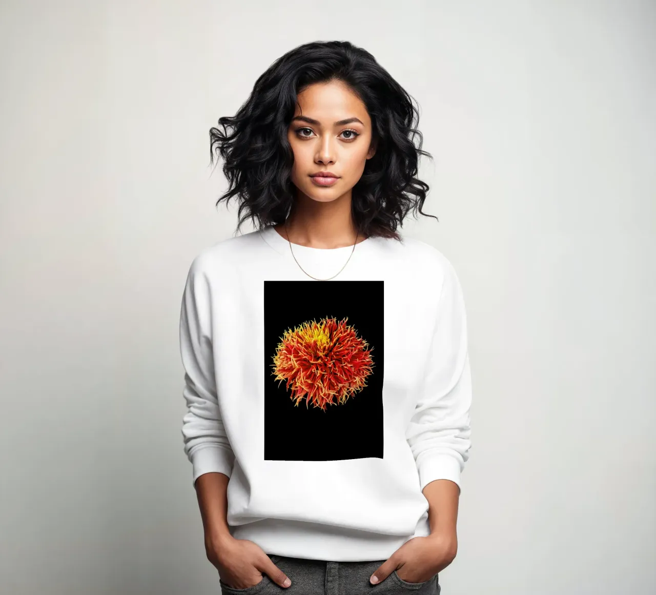 Dahlia 2 felpa da Curious Collections by Marielle Leenders