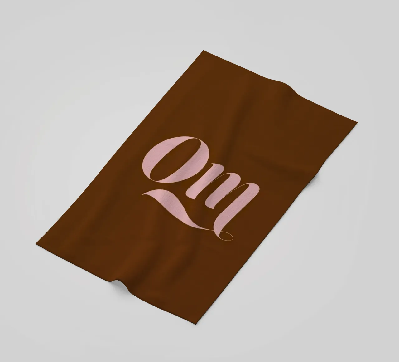 Om beach towel by Linda Gobeta