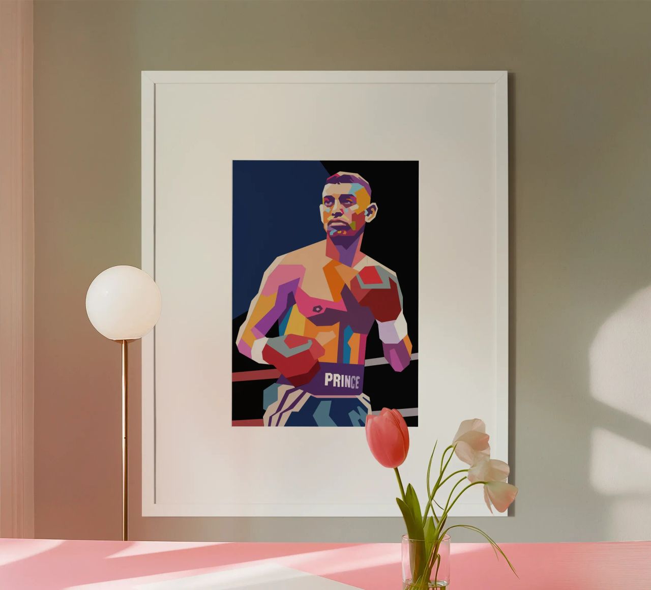 Naseem Hamed boxing legend poster by Hantamrata