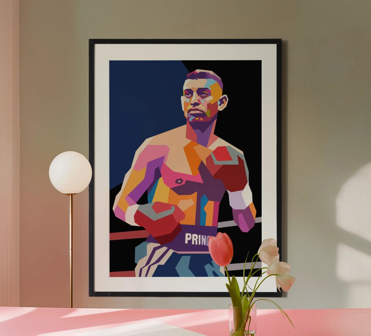 Naseem Hamed boxing legend poster by Hantamrata