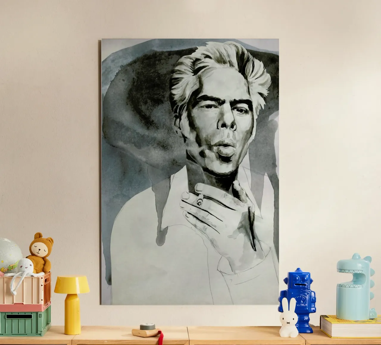 Jim Jarmusch alluminio dibond da David Diehl