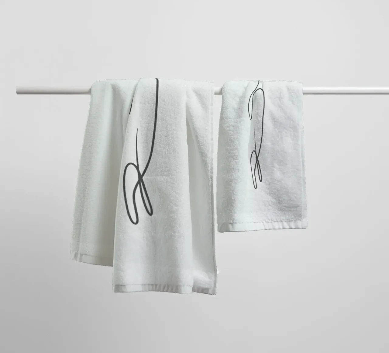 Ether asciugamano da bagno da Graphite