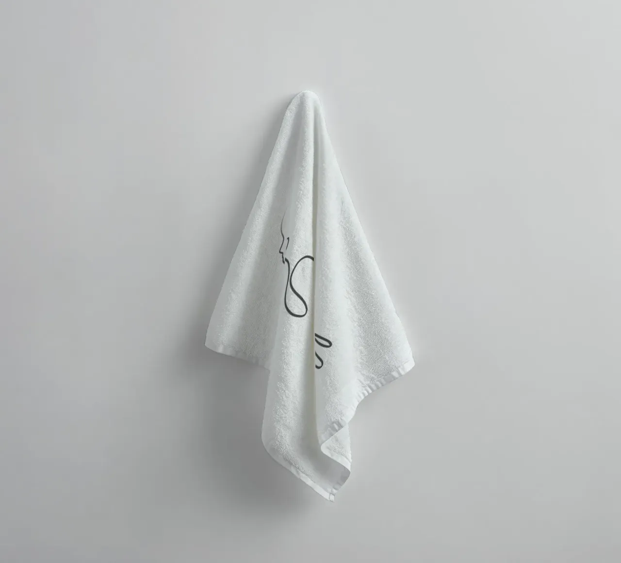 Ether badhanddoek van Graphite