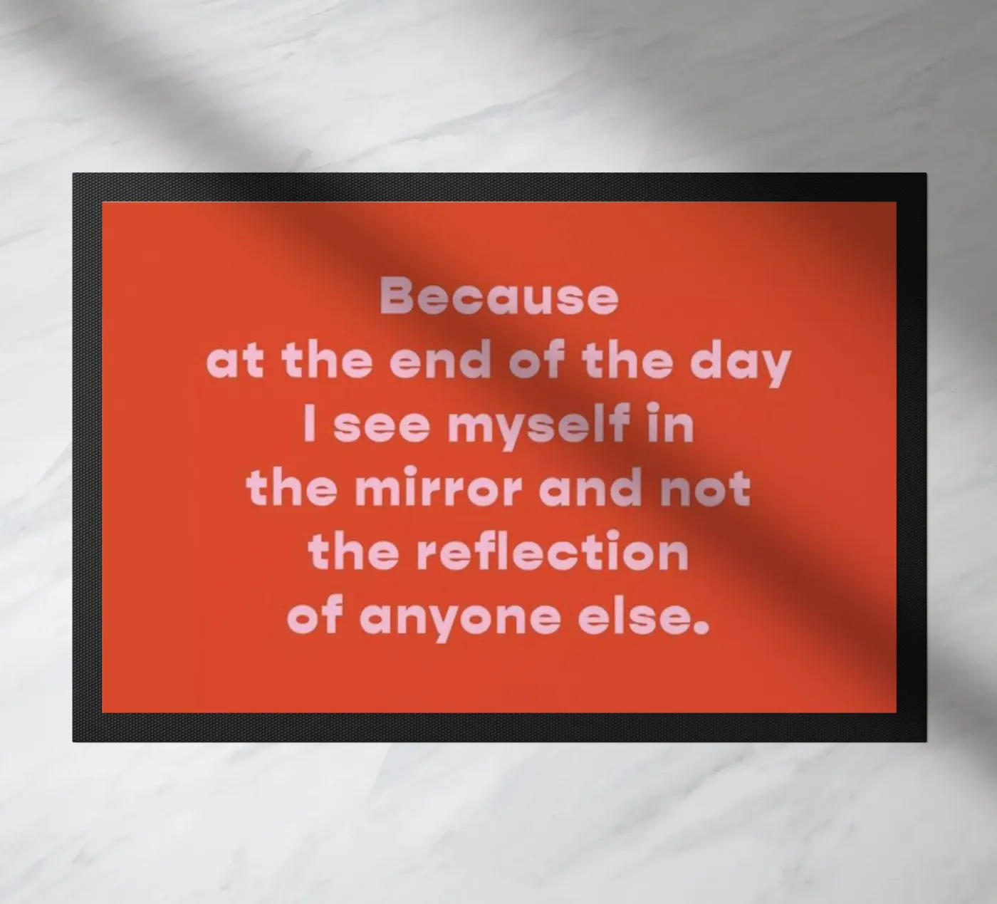 Mirror, Mirror doormat by vonkopfbisfuss x JUNIQE