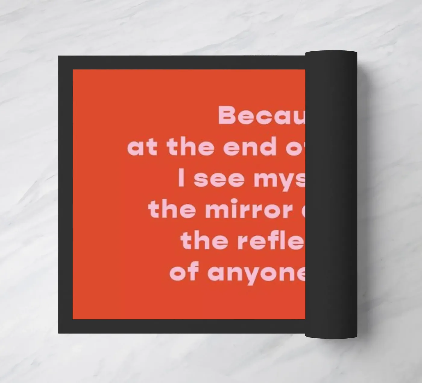 Mirror, Mirror doormat by vonkopfbisfuss x JUNIQE