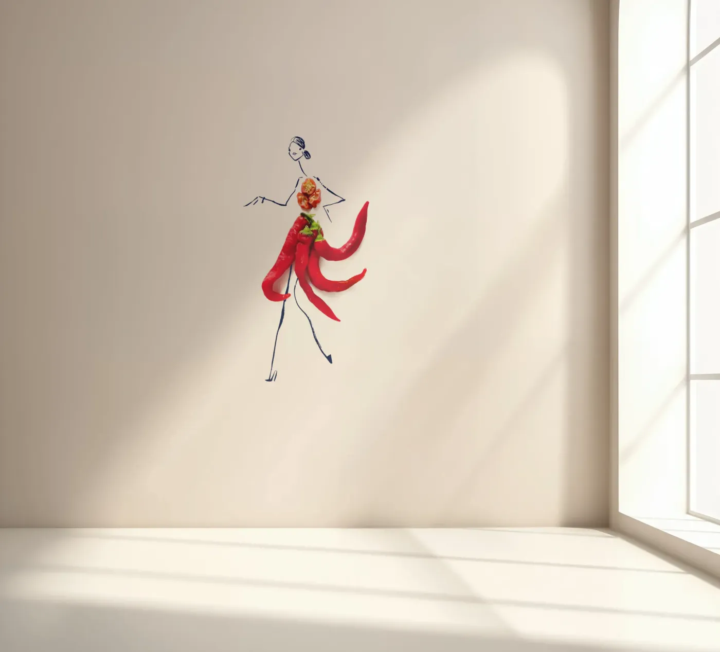 Hot Stuff fotobehang van Gretchen Roehrs
