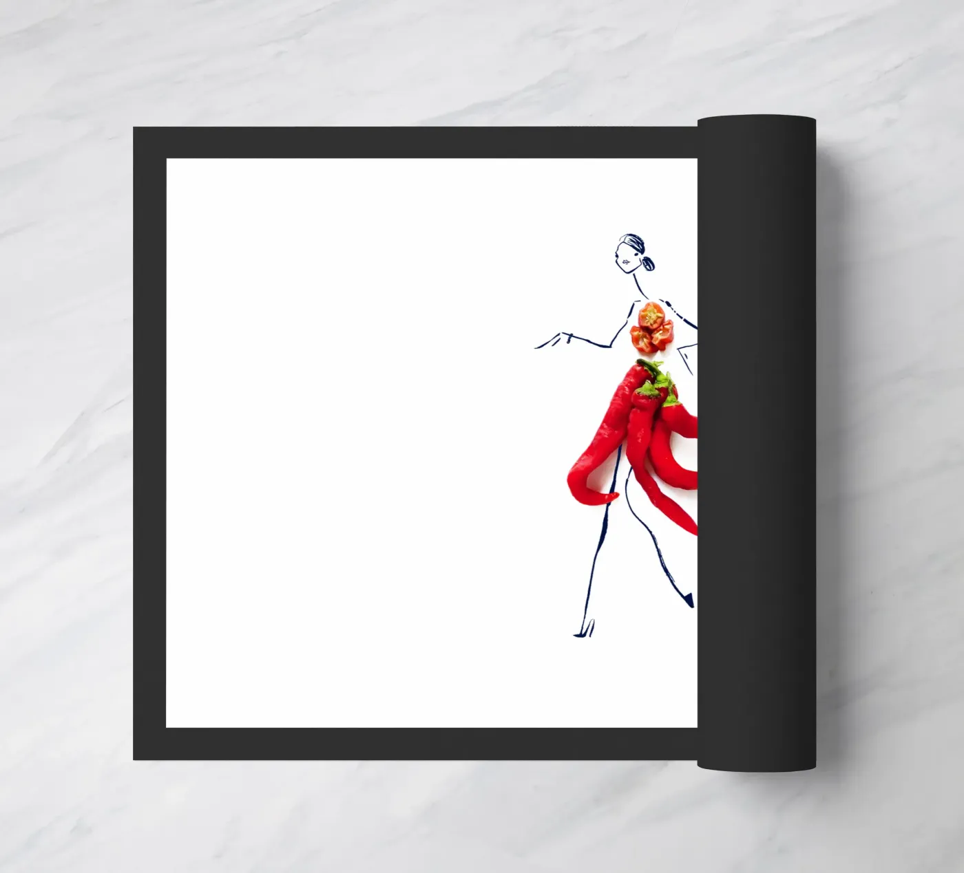 Hot Stuff deurmat van Gretchen Roehrs