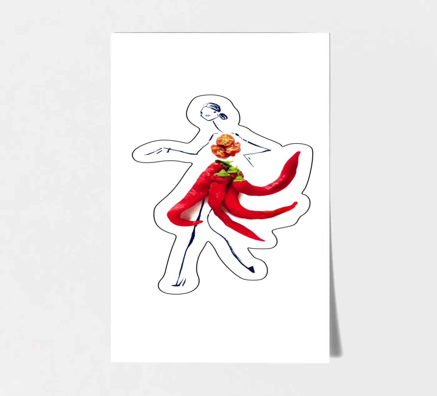 Hot Stuff sticker sheet by Gretchen Roehrs