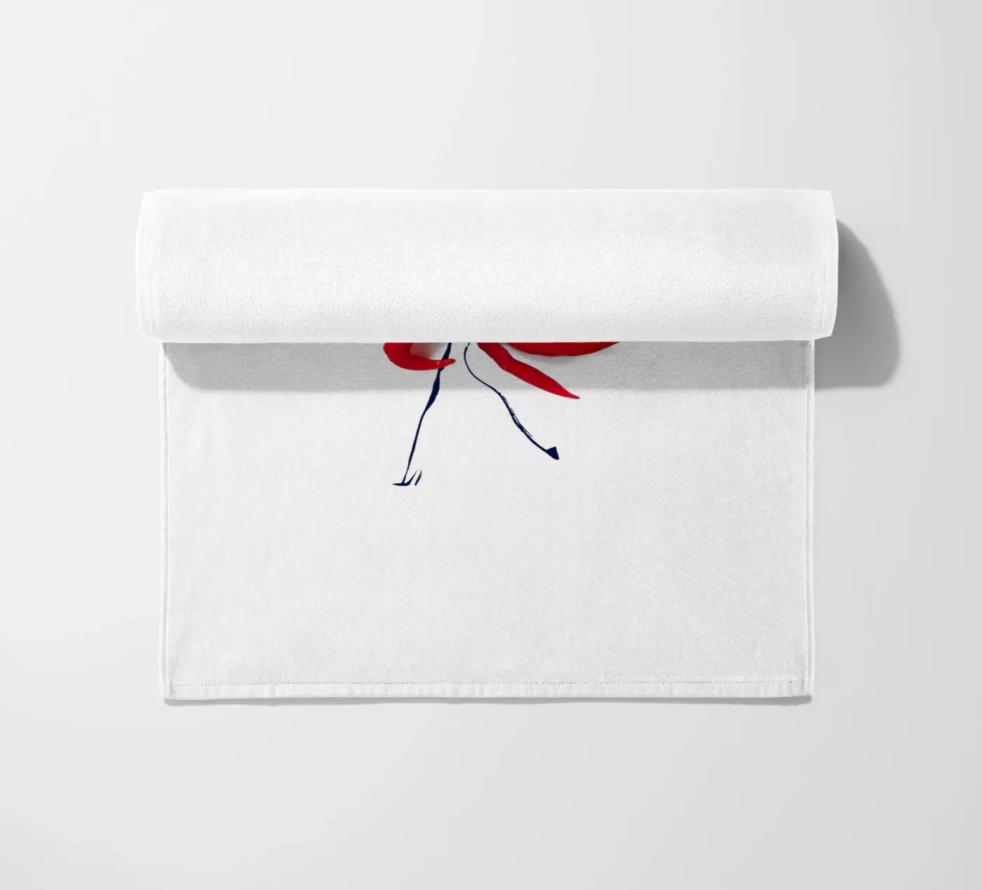Hot Stuff beach towel by Gretchen Roehrs