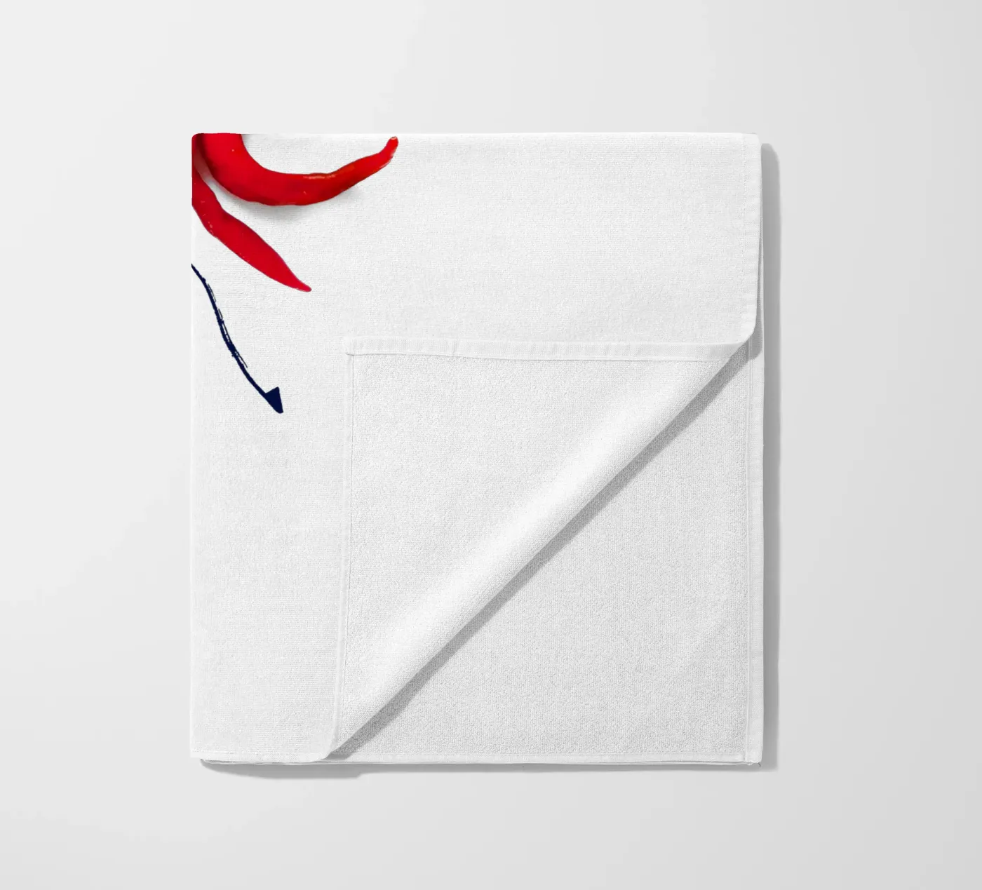 Hot Stuff beach towel by Gretchen Roehrs