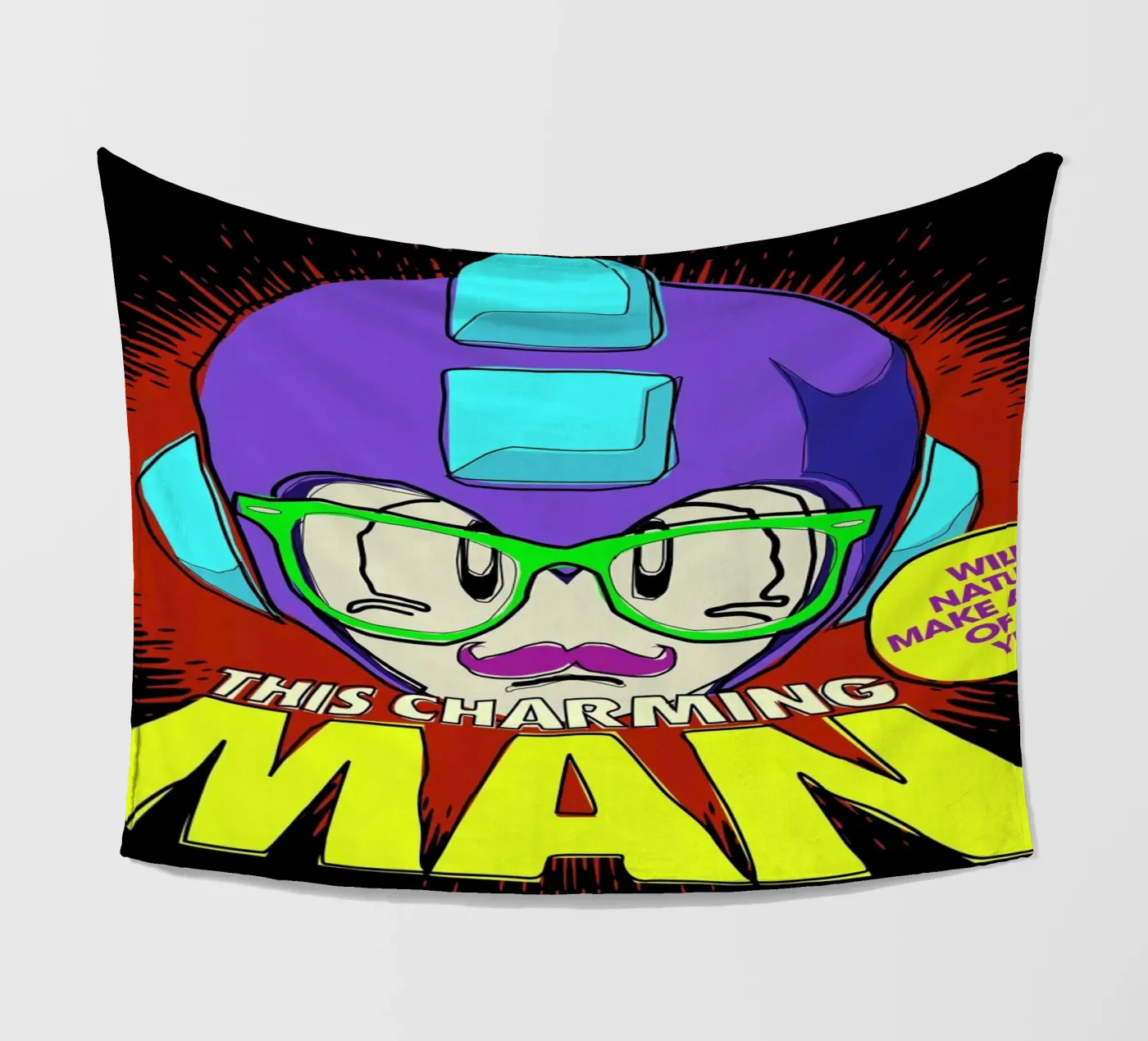 This Charming Mega-Man Fleecedecke von Butcher Billy