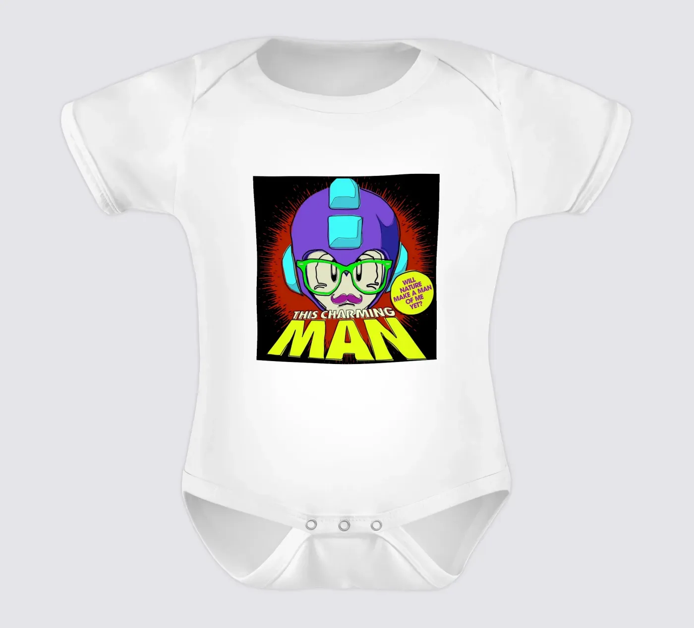 This Charming Mega-Man Kurzarm Babybody von Butcher Billy