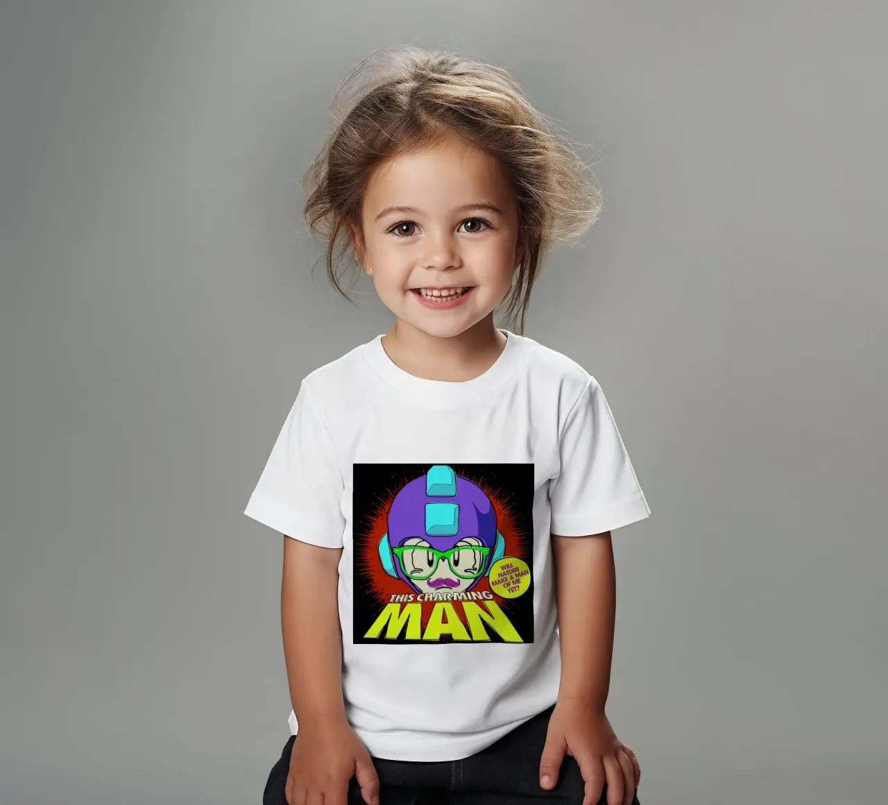 This Charming Mega-Man kinder t-shirt van Butcher Billy