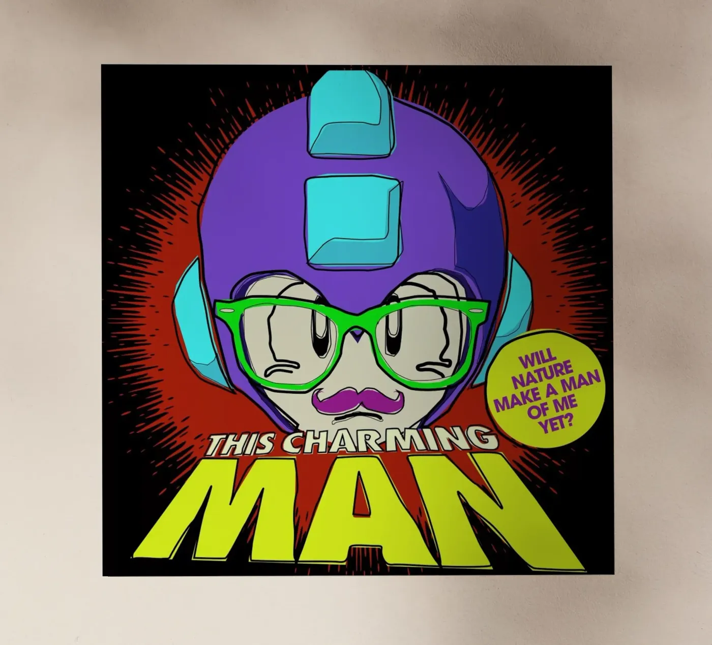 This Charming Mega-Man backlit folie van Butcher Billy