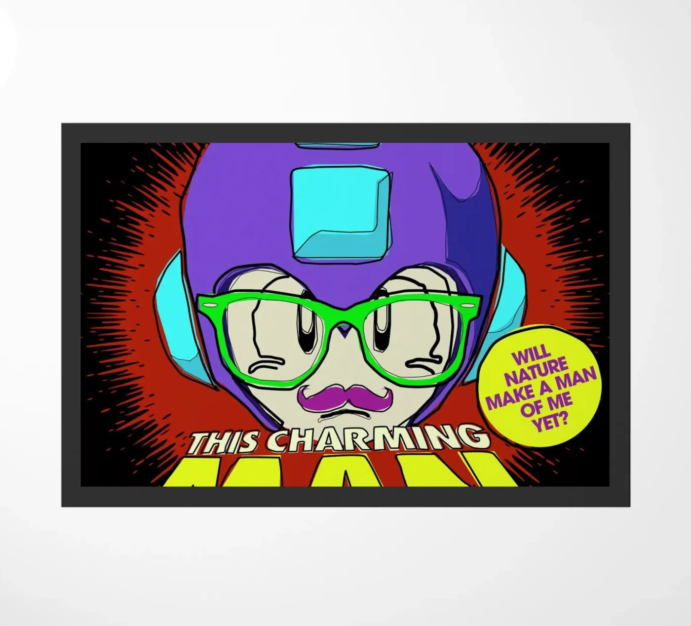 This Charming Mega-Man Fußmatte von Butcher Billy