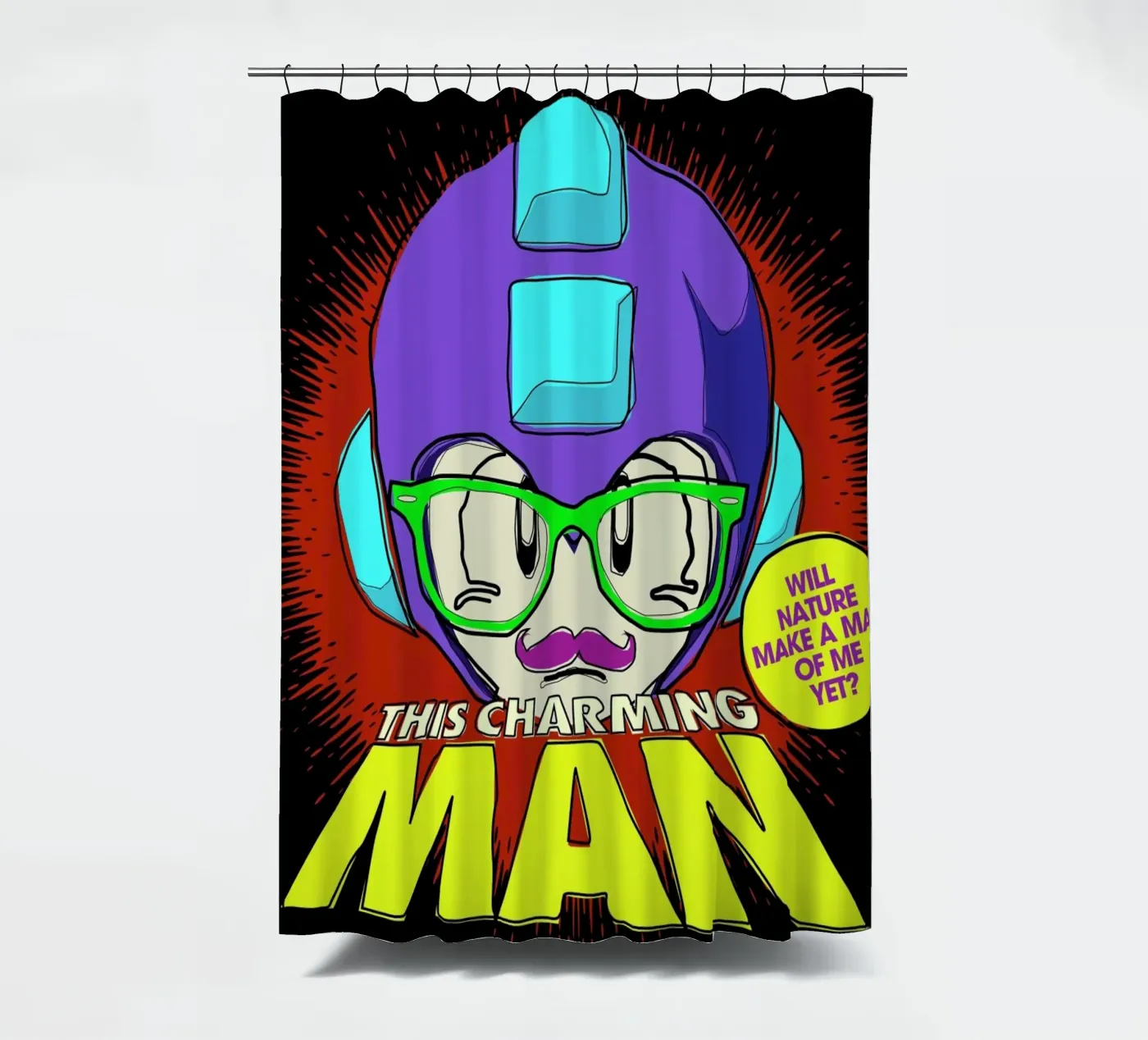 This Charming Mega-Man Duschvorhang von Butcher Billy