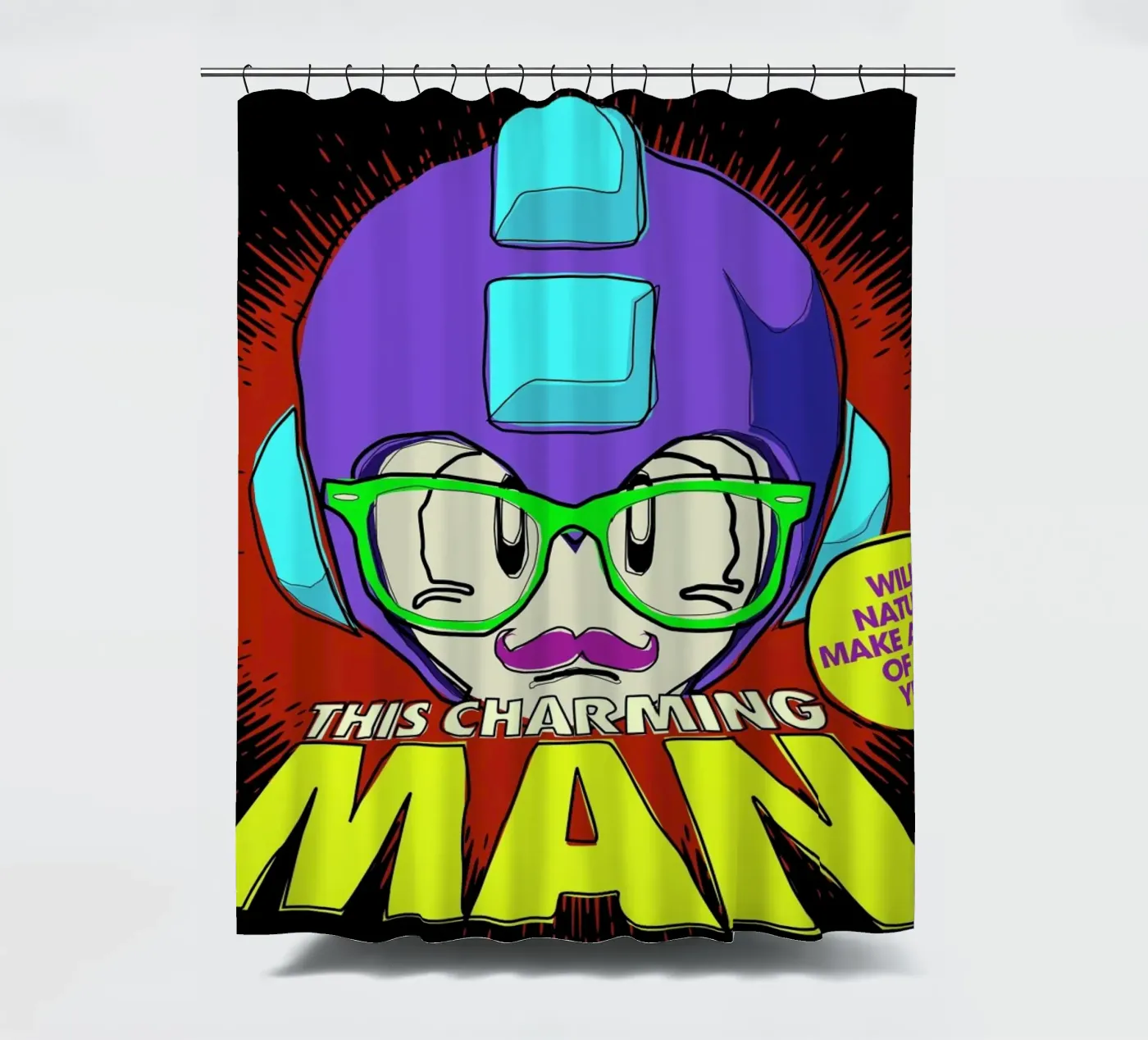 This Charming Mega-Man Duschvorhang von Butcher Billy