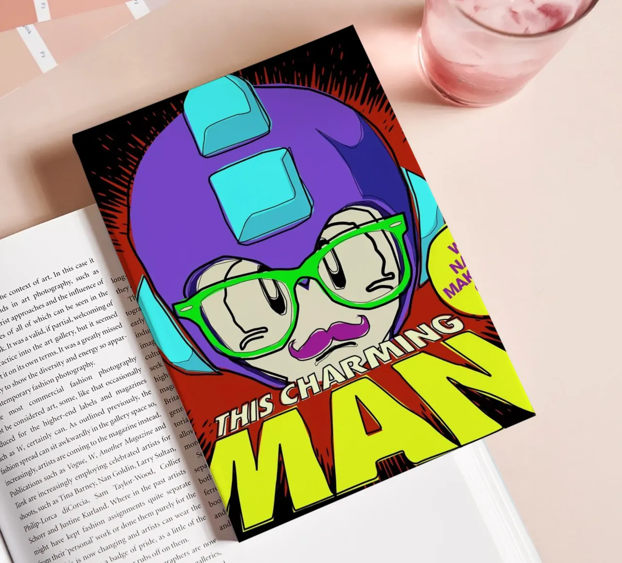 This Charming Mega-Man notebook by Butcher Billy