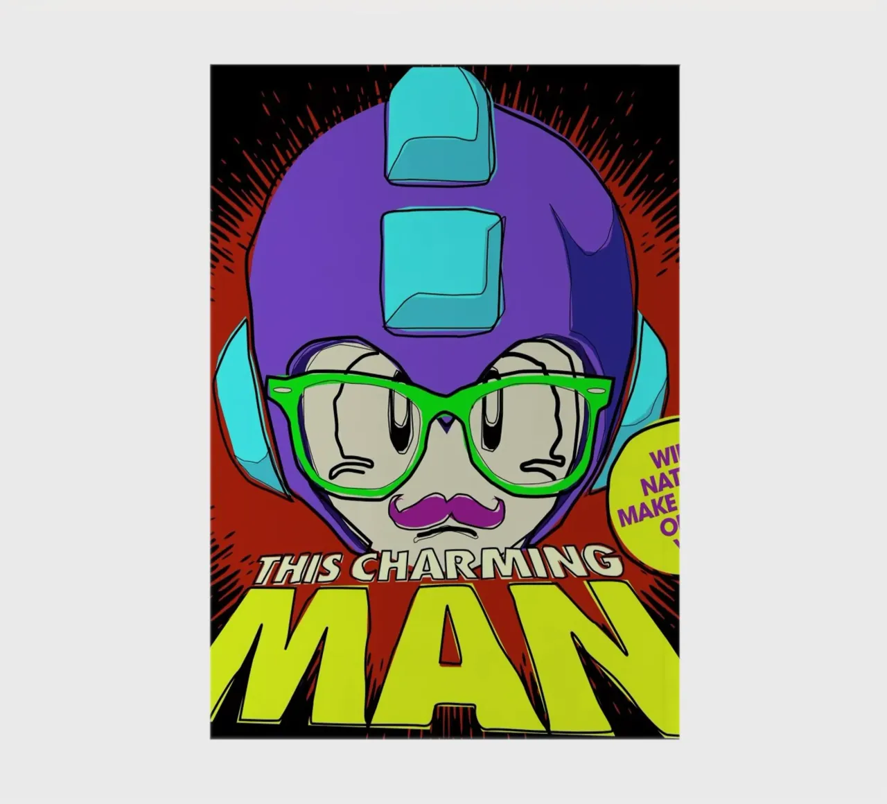 This Charming Mega-Man notebook by Butcher Billy