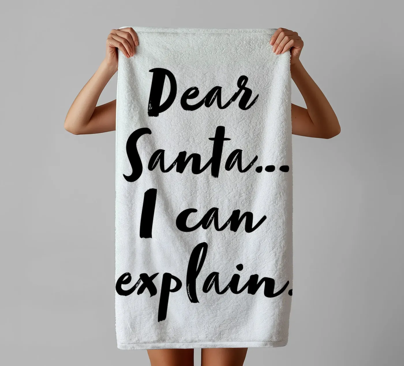 I Can Explain badhanddoek van daylight design studio